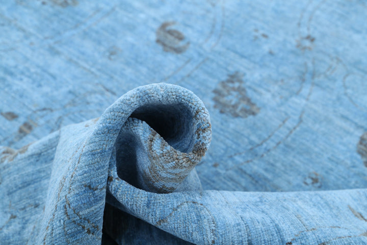 Hand Knotted Overdye Wool Rug 5' 0" x 7' 3" - No. AT19268