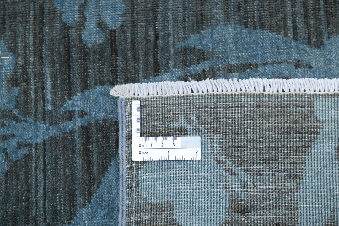 Hand Knotted Overdye Wool Rug 5' 4" x 7' 8" - No. AT51060