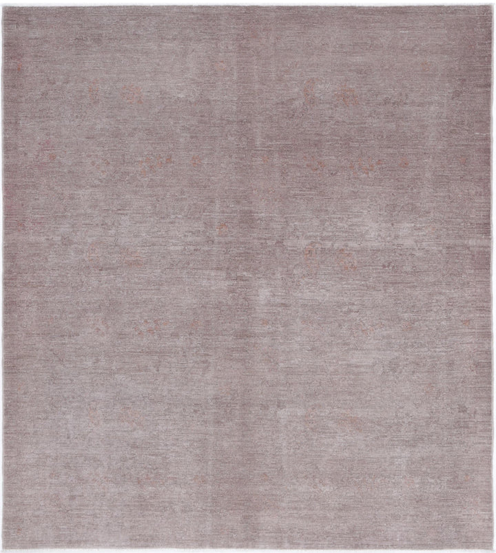 Hand Knotted Overdye Wool Rug 5' 10" x 6' 6" - No. AT90333