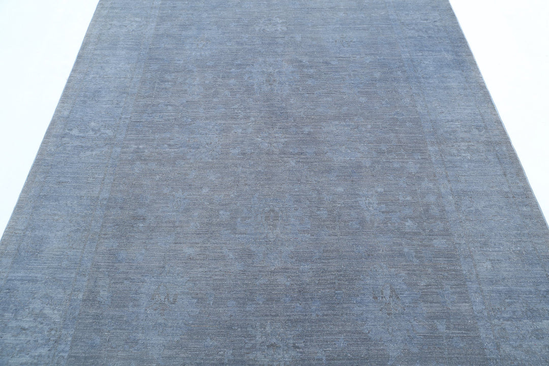 Hand Knotted Overdye Wool Rug 5' 11" x 8' 6" - No. AT52667