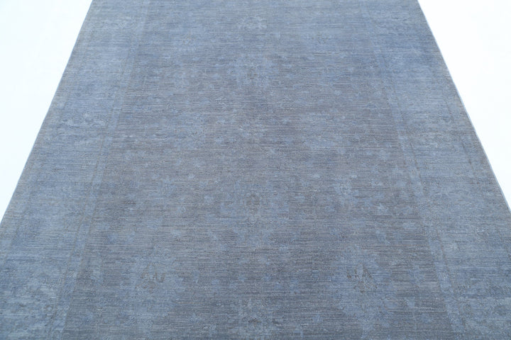 Hand Knotted Overdye Wool Rug 5' 11" x 8' 6" - No. AT52667