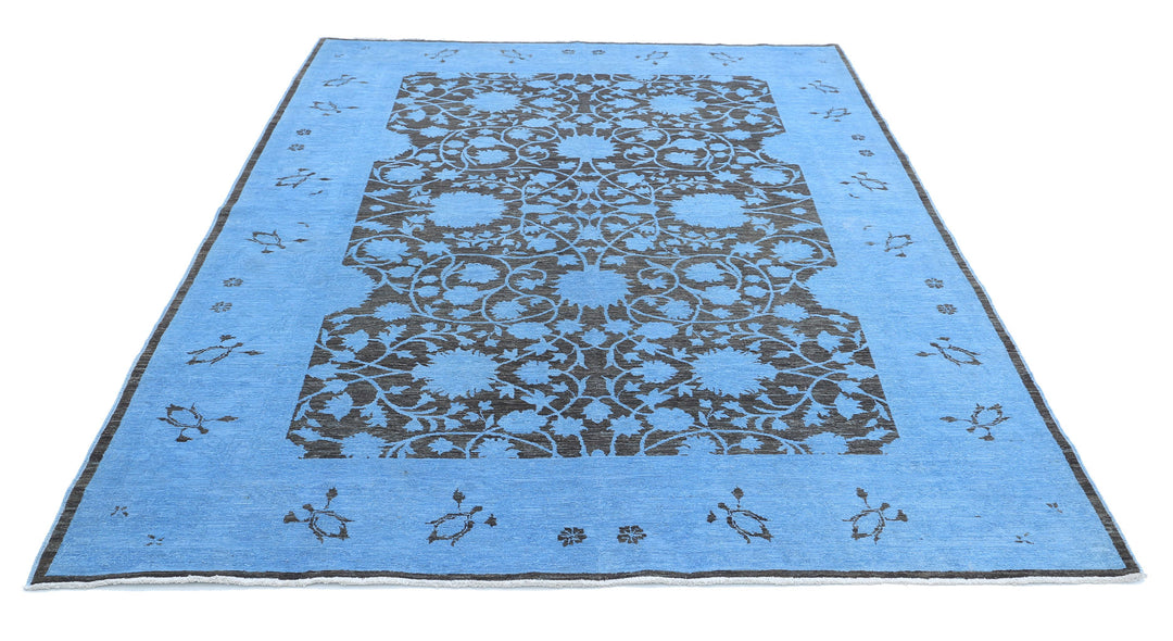 Hand Knotted Overdye Wool Rug 6' 2" x 8' 1" - No. AT22657