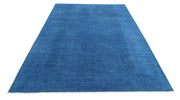 Hand Knotted Overdye Wool Rug 5' 11" x 9' 9" - No. AT88186