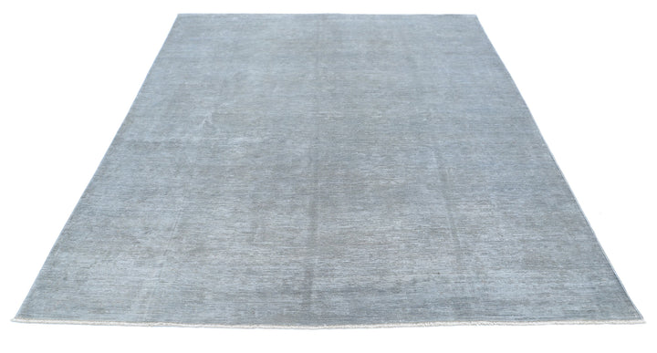 Hand Knotted Overdye Wool Rug 6' 2" x 8' 1" - No. AT61259