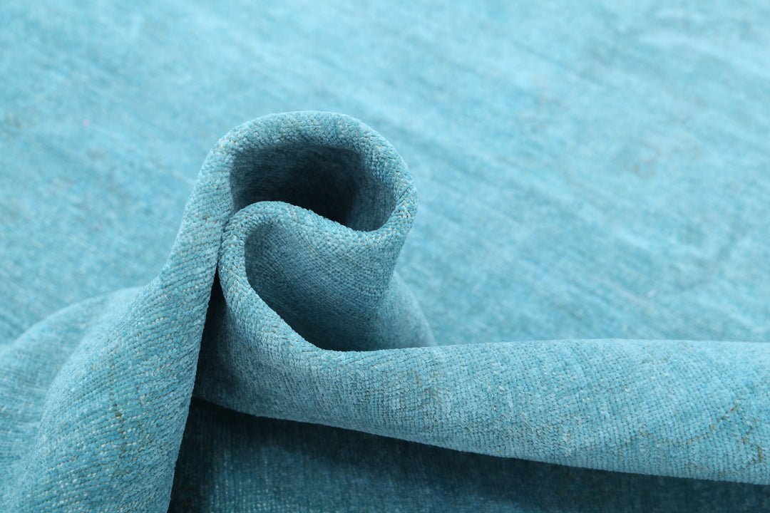 Hand Knotted Overdye Wool Rug 6' 9" x 9' 9" - No. AT54941