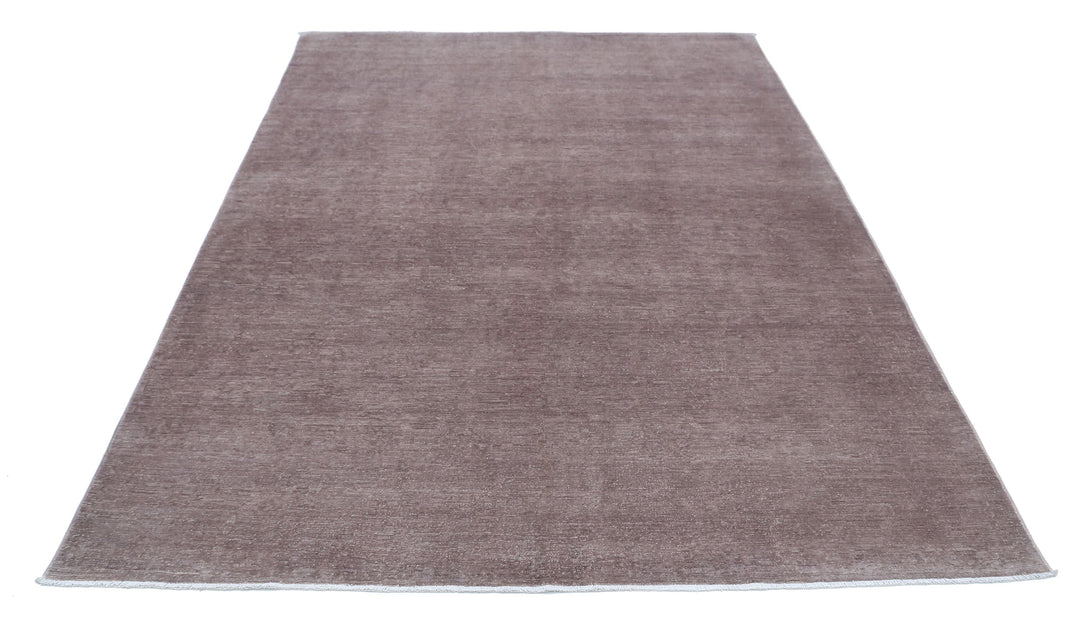 Hand Knotted Overdye Wool Rug 6' 1" x 8' 4" - No. AT41284