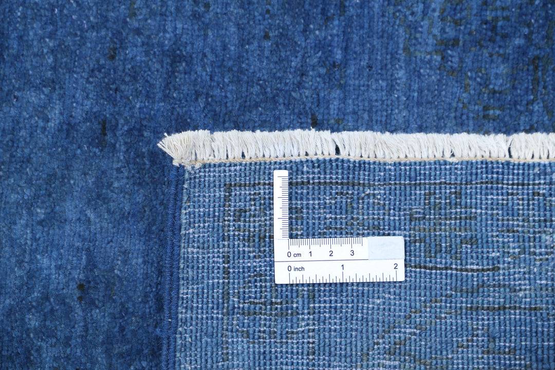 Hand Knotted Overdye Wool Rug 6' 3" x 8' 8" - No. AT89951