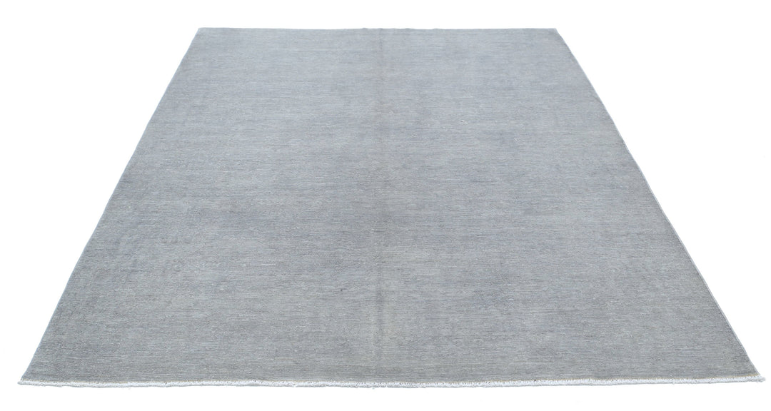 Hand Knotted Overdye Wool Rug 6' 3" x 8' 3" - No. AT28096