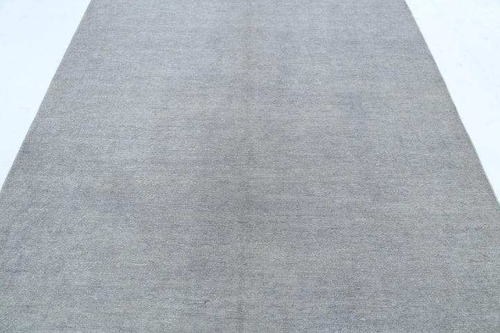 Hand Knotted Overdye Wool Rug 6' 3" x 8' 3" - No. AT28096