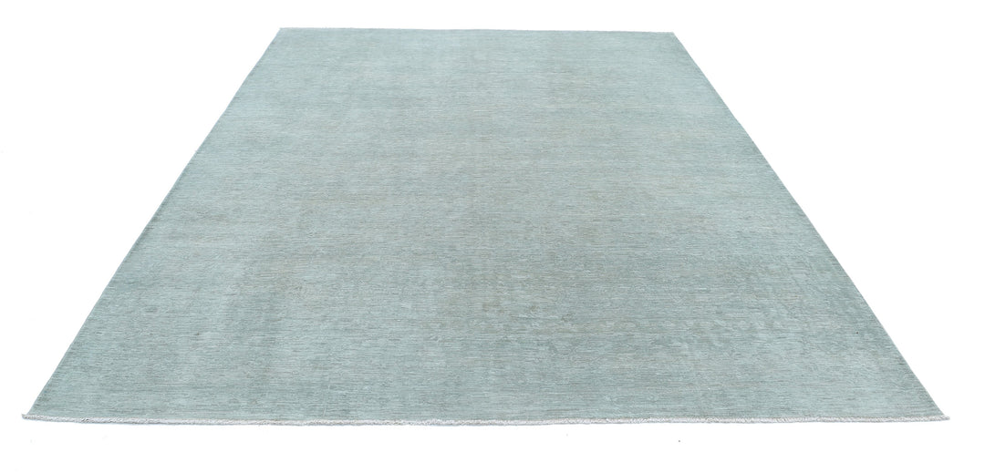 Hand Knotted Overdye Wool Rug 7' 11" x 10' 1" - No. AT39675