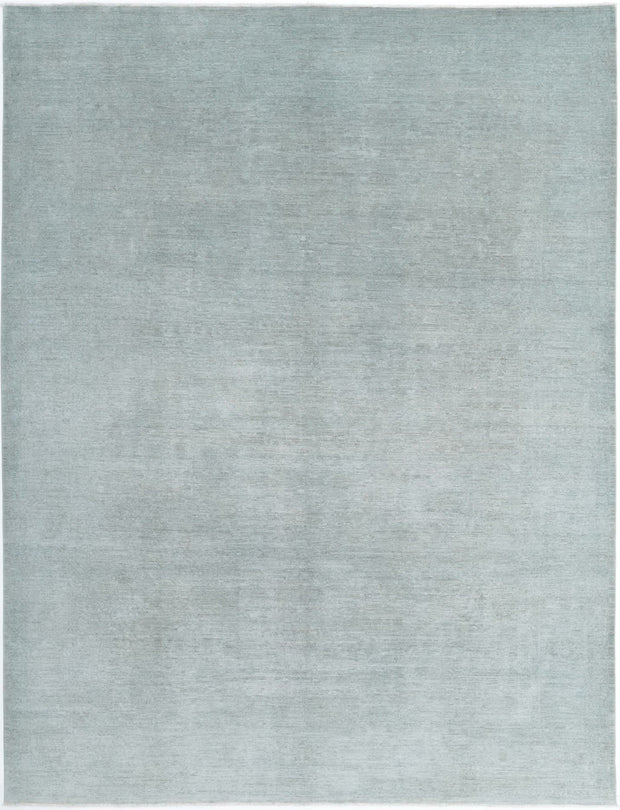 Hand Knotted Overdye Wool Rug 9' 1" x 11' 10" - No. AT72193