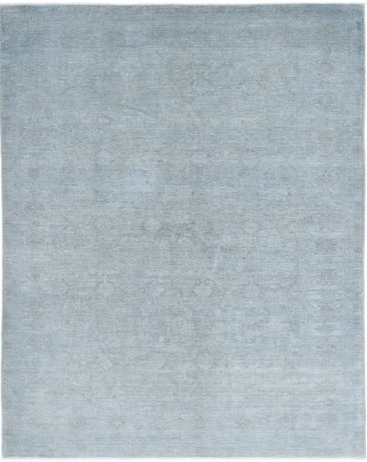 Hand Knotted Overdye Wool Rug 6' 1" x 7' 11" - No. AT52126