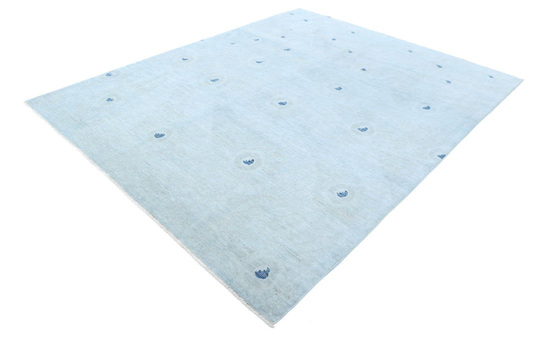 Hand Knotted Overdye Wool Rug 7' 10" x 9' 10" - No. AT14730