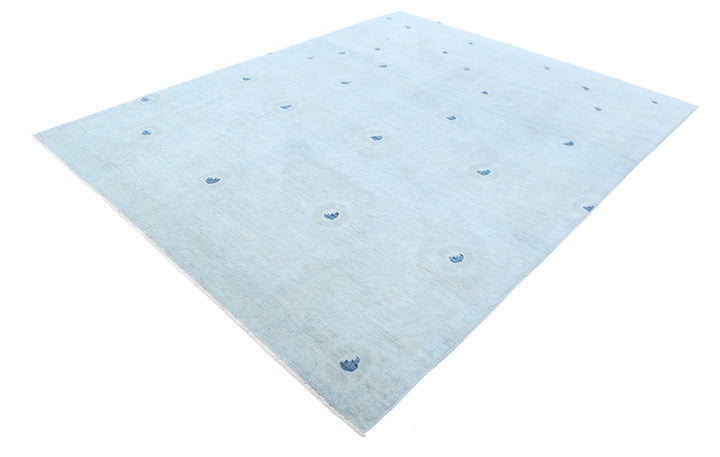 Hand Knotted Overdye Wool Rug 7' 10" x 9' 10" - No. AT14730