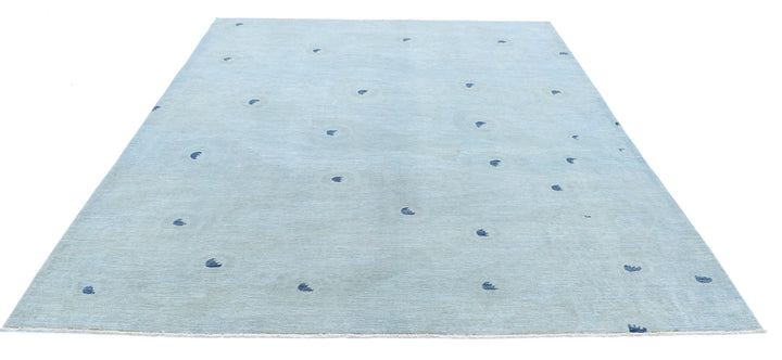 Hand Knotted Overdye Wool Rug 7' 10" x 9' 10" - No. AT14730