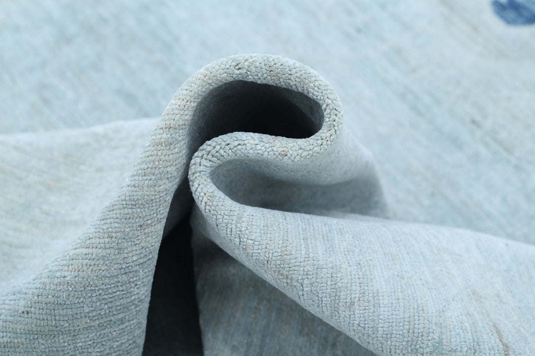 Hand Knotted Overdye Wool Rug 7' 10" x 9' 10" - No. AT14730