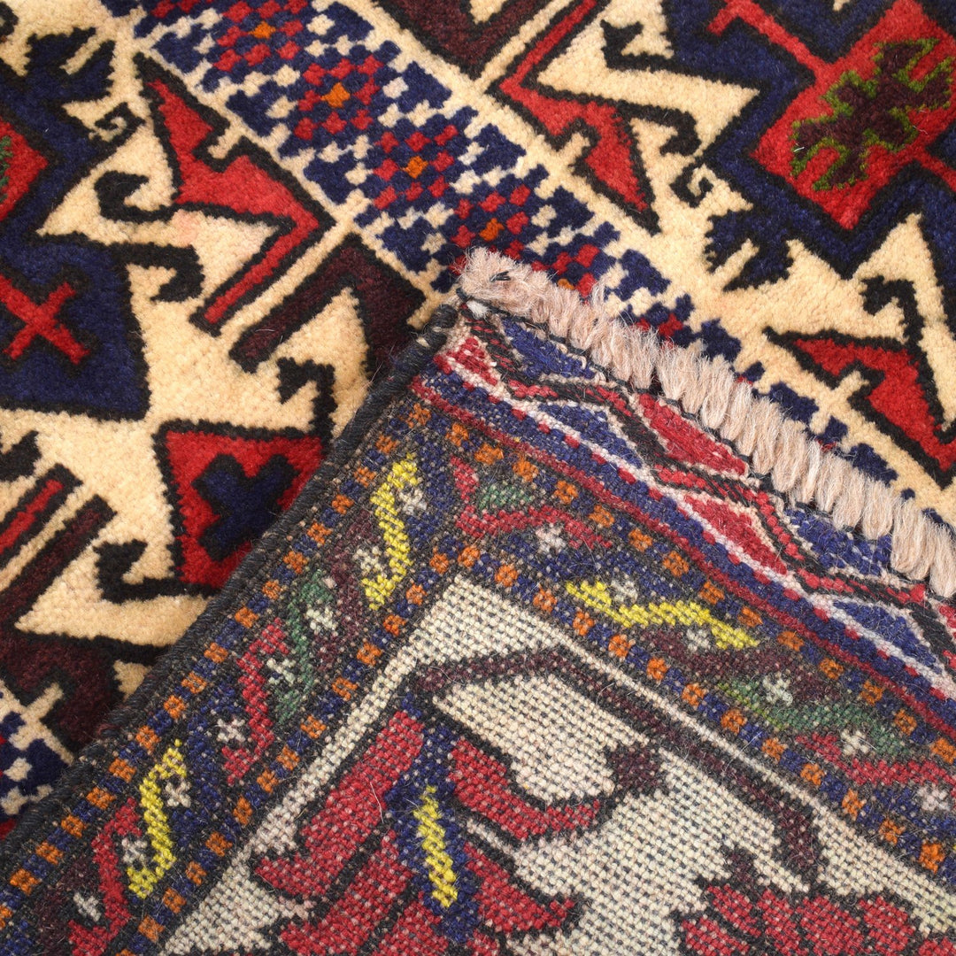 Baluchi Rug 4' x 5'4" - No. AL92214