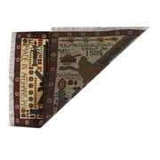 Afghan War Rug 2' x 2'7" - No. AL65892