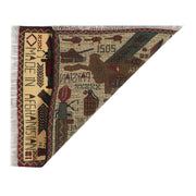 Afghan War Rug 2' x 2'5" - No. AL38993