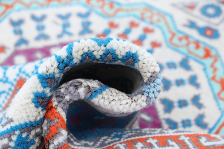 Hand Knotted Mamluk Wool Rug 5' 0" x 6' 4" - No. AT14532