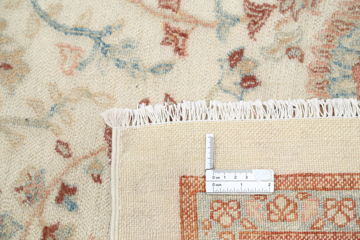 Hand Knotted Turkish Samsun Tabriz Wool Rug 10' 8" x 13' 7" - No. AT80235