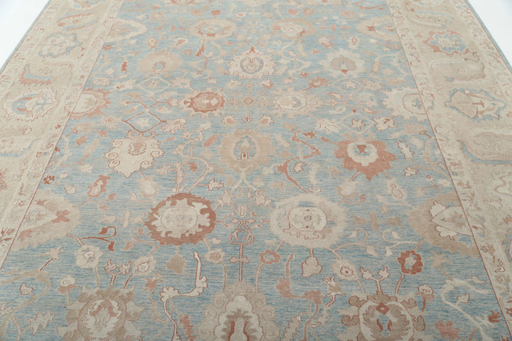 Hand Knotted Turkish Samsun Haji Jalili Wool Rug 8' 10" x 12' 2" - No. AT39934