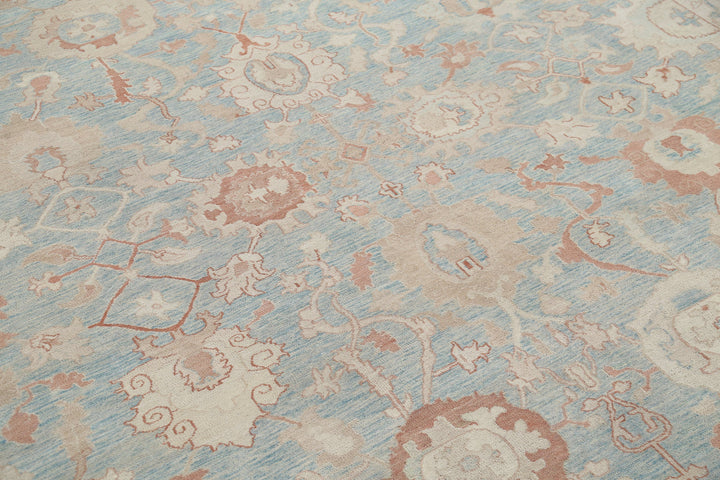 Hand Knotted Turkish Samsun Haji Jalili Wool Rug 8' 10" x 12' 2" - No. AT39934