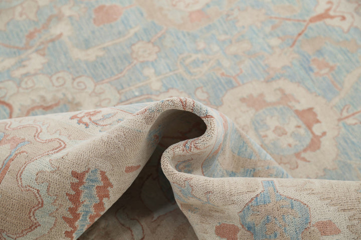 Hand Knotted Turkish Samsun Haji Jalili Wool Rug 8' 10" x 12' 2" - No. AT39934