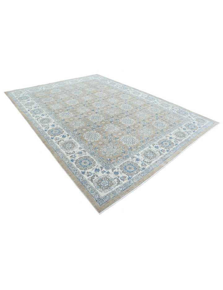 Hand Knotted Serenity Wool Rug 8' 8" x 11' 9" - No. AT89195