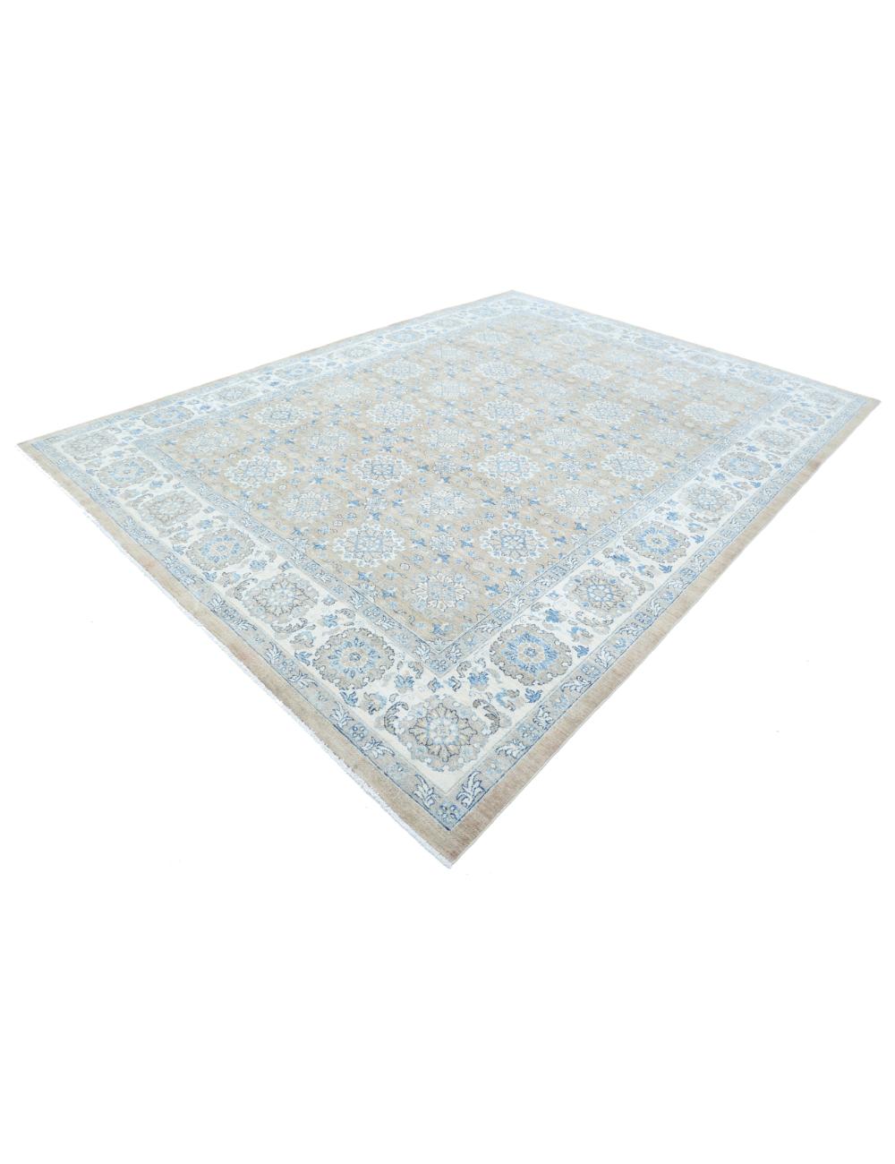 Hand Knotted Serenity Wool Rug 8' 8" x 11' 9" - No. AT89195