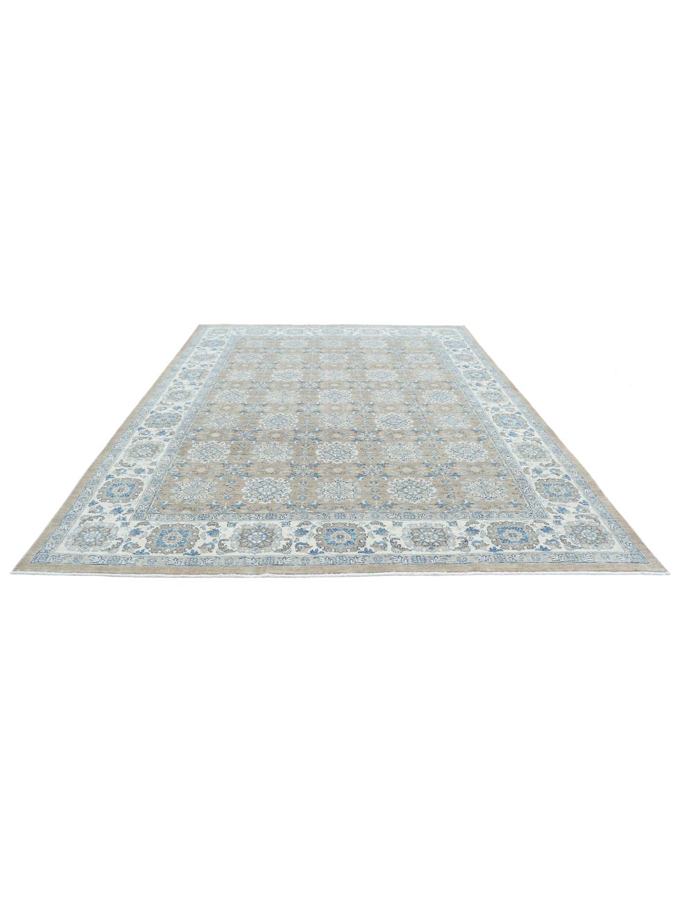 Hand Knotted Serenity Wool Rug 8' 8" x 11' 9" - No. AT89195