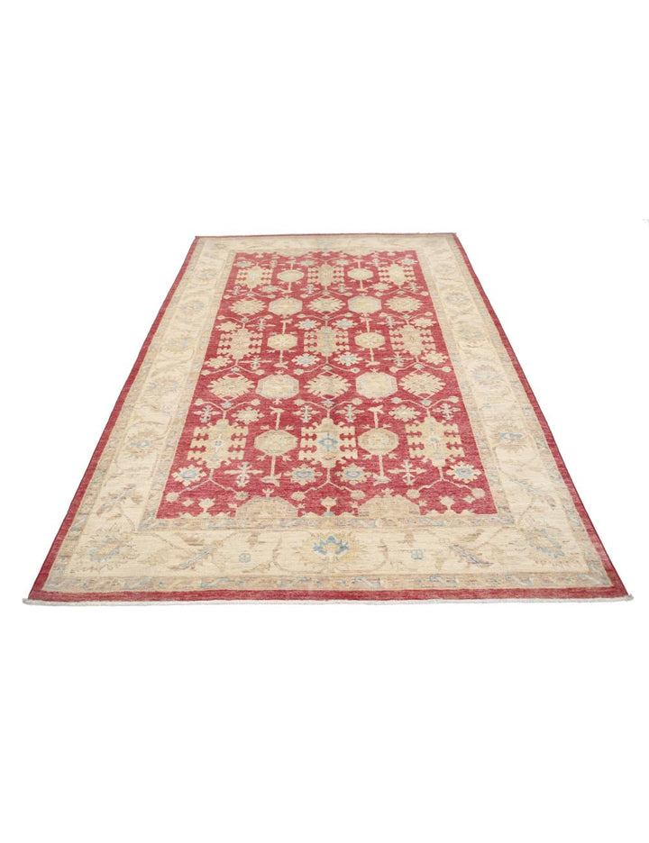 Hand Knotted Serenity Wool Rug 5' 6" x 8' 2" - No. AT13404
