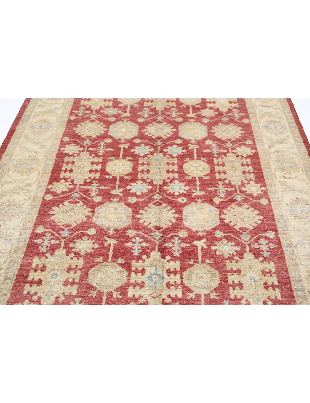 Hand Knotted Serenity Wool Rug 5' 6" x 8' 2" - No. AT13404