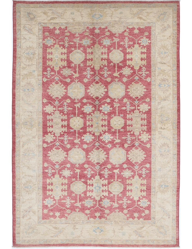 Hand Knotted Serenity Wool Rug 5' 6" x 8' 2" - No. AT13404