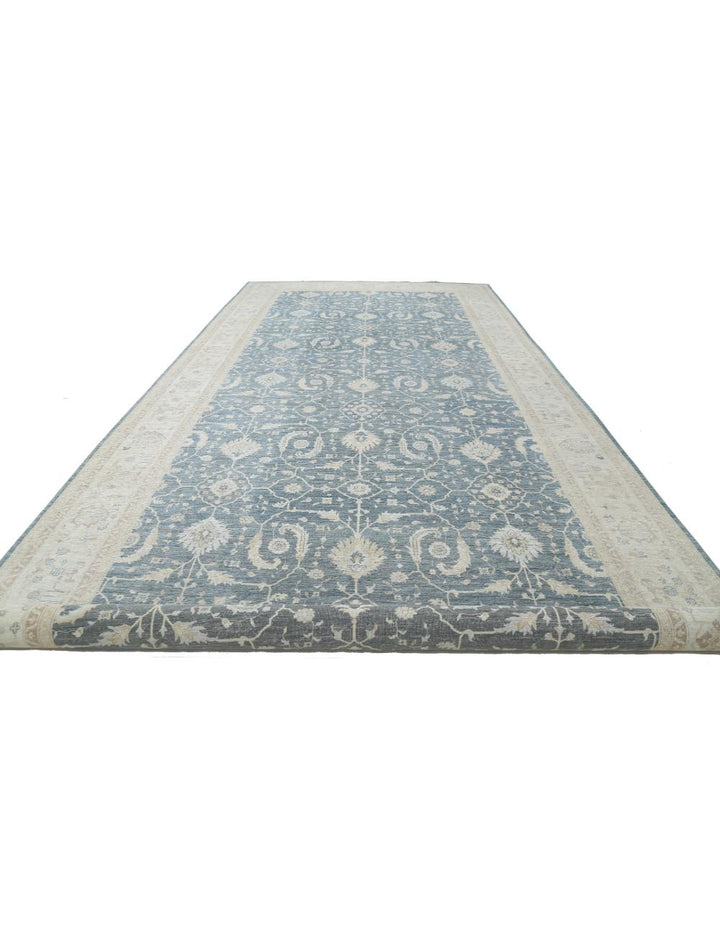 Hand Knotted Serenity Wool Rug 9' 9" x 23' 8" - No. AT60591