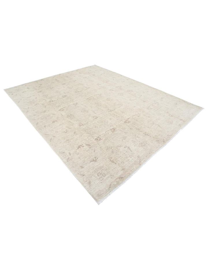 Hand Knotted Fine Serenity Wool Rug 7' 11" x 9' 6" - No. AT55646