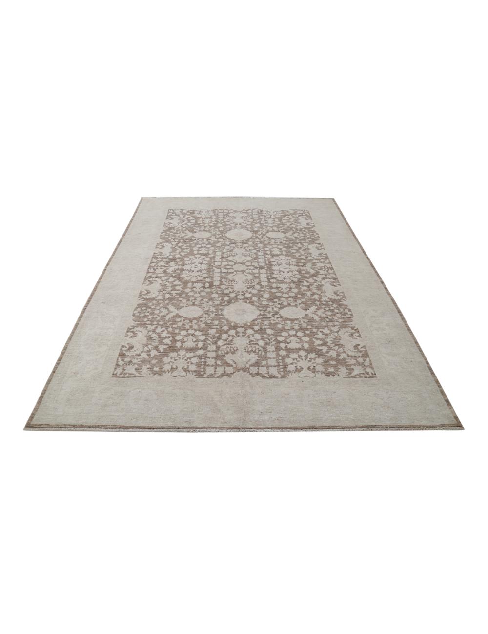 Hand Knotted Serenity Wool Rug 6' 1" x 7' 10" - No. AT94542