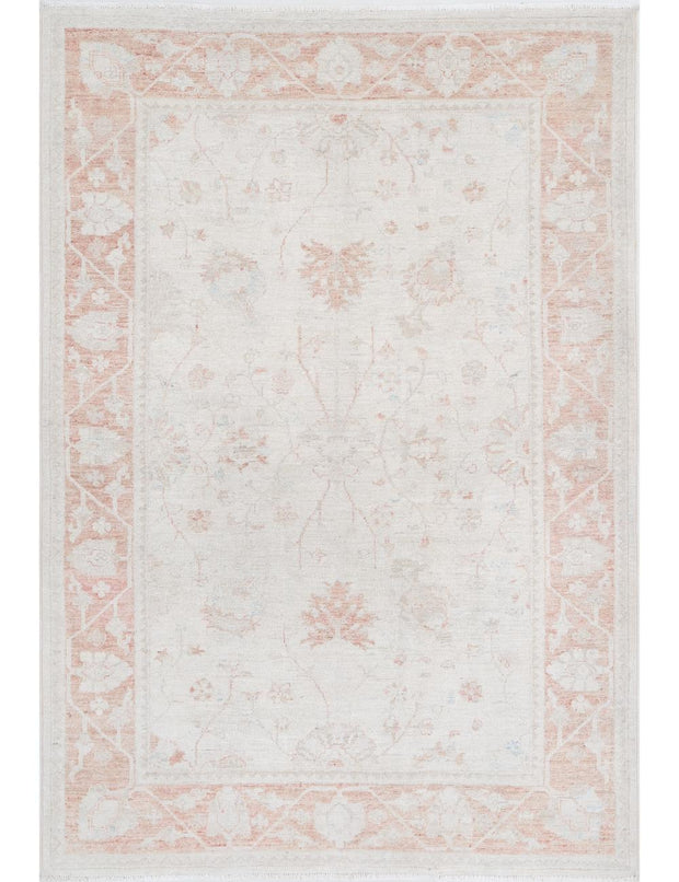 Hand Knotted Serenity Wool Rug 3' 10" x 5' 9" - No. AT30003