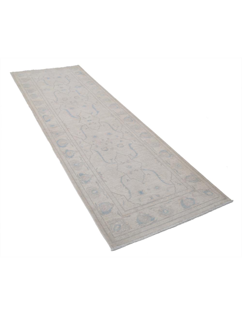 Hand Knotted Fine Serenity Wool Rug 3' 1" x 8' 10" - No. AT28571