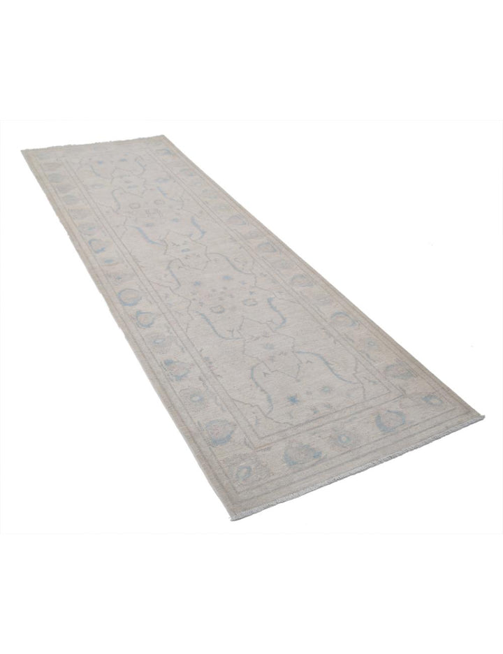 Hand Knotted Fine Serenity Wool Rug 3' 1" x 8' 10" - No. AT28571