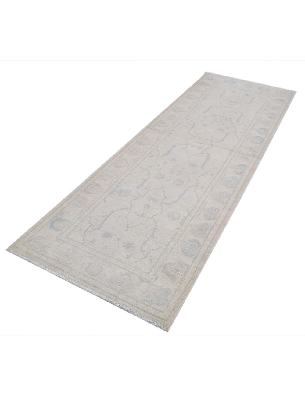 Hand Knotted Fine Serenity Wool Rug 3' 1" x 8' 10" - No. AT28571