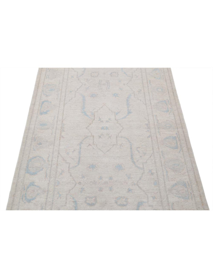 Hand Knotted Fine Serenity Wool Rug 3' 1" x 8' 10" - No. AT28571