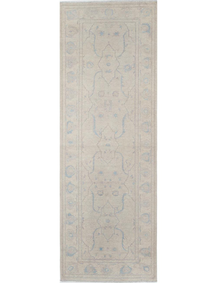 Hand Knotted Fine Serenity Wool Rug 3' 1" x 8' 10" - No. AT28571