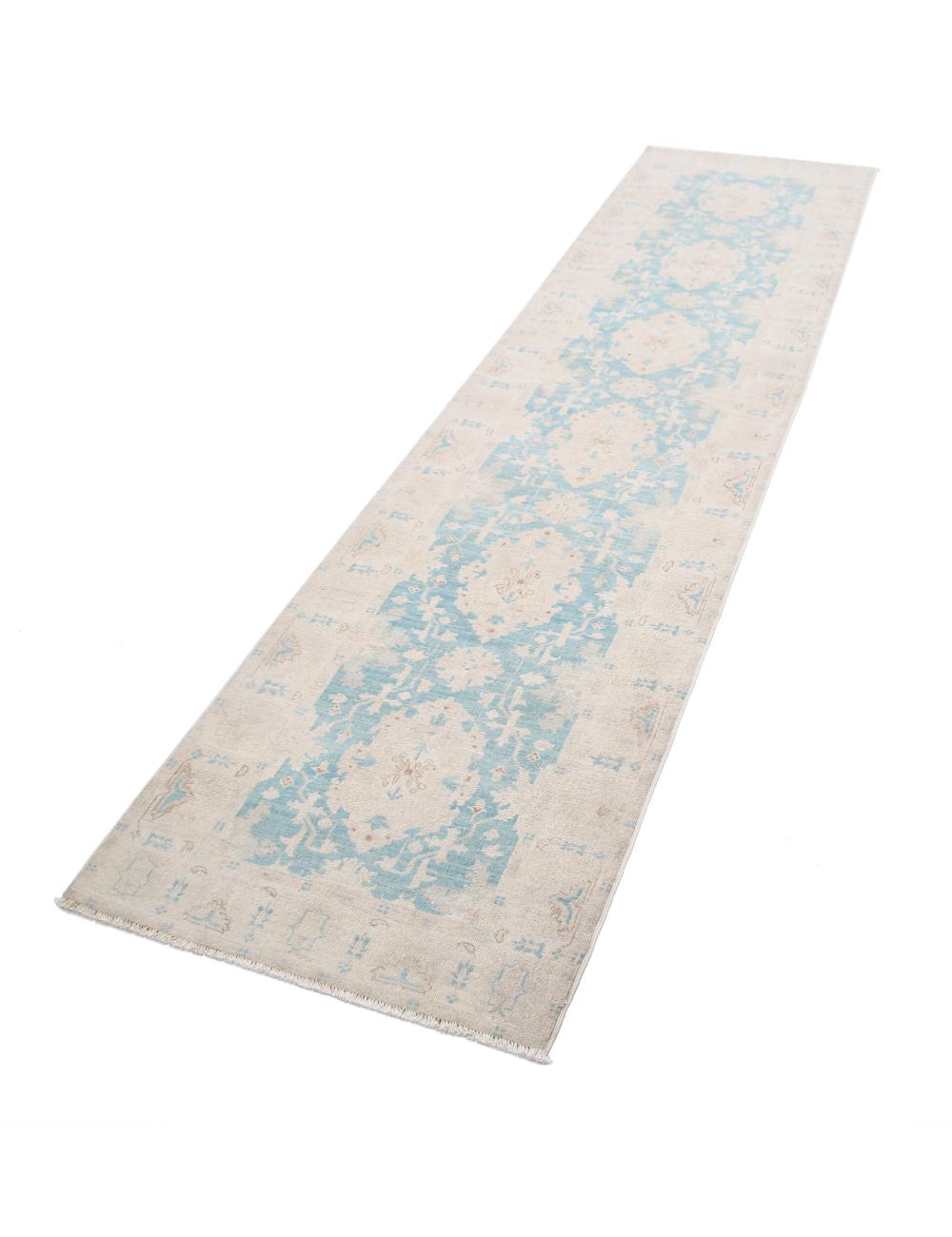 Hand Knotted Serenity Wool Rug 2' 5" x 9' 10" - No. AT49672