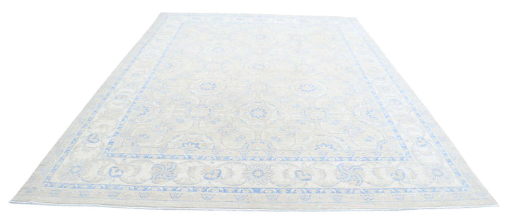 Hand Knotted Serenity Wool Rug 9' 0" x 12' 1" - No. AT18573