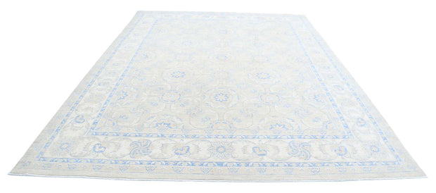 Hand Knotted Serenity Wool Rug 9' 0" x 12' 1" - No. AT18573