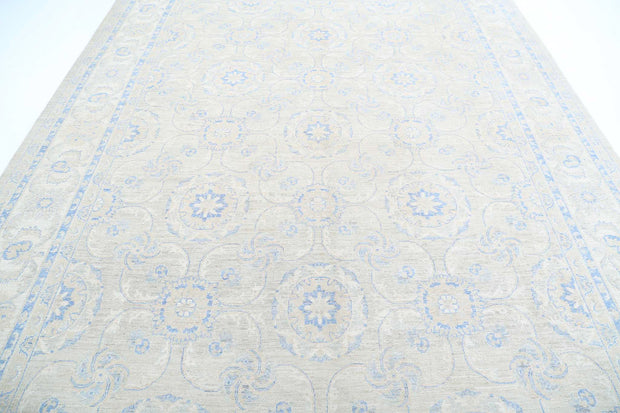 Hand Knotted Serenity Wool Rug 9' 0" x 12' 1" - No. AT18573