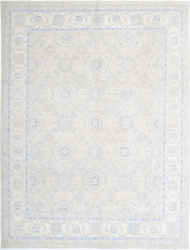 Hand Knotted Serenity Wool Rug 9' 0" x 12' 1" - No. AT18573
