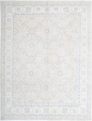 Hand Knotted Serenity Wool Rug 9' 0" x 12' 1" - No. AT18573