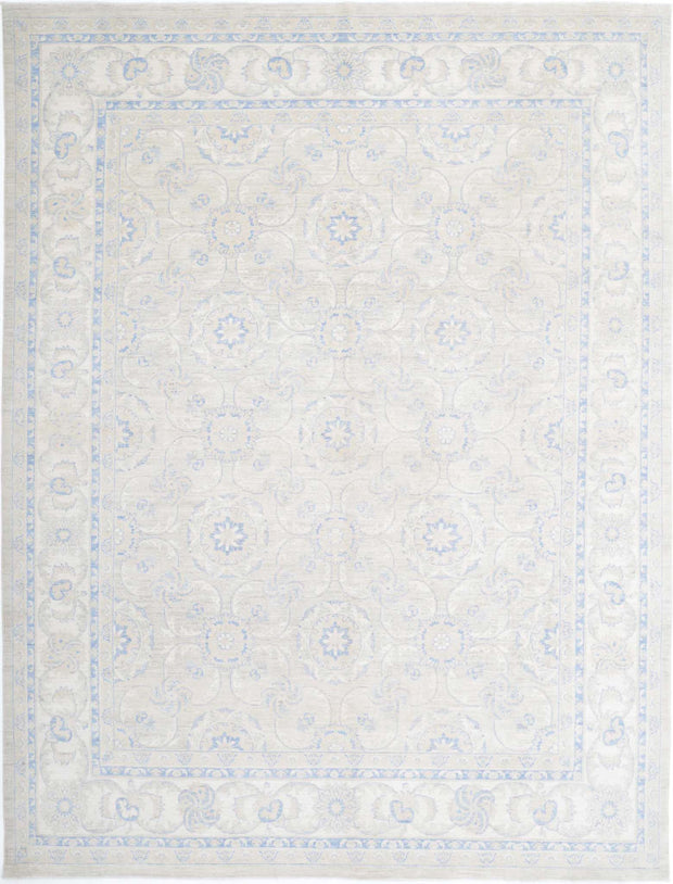 Hand Knotted Serenity Wool Rug 9' 0" x 12' 1" - No. AT18573